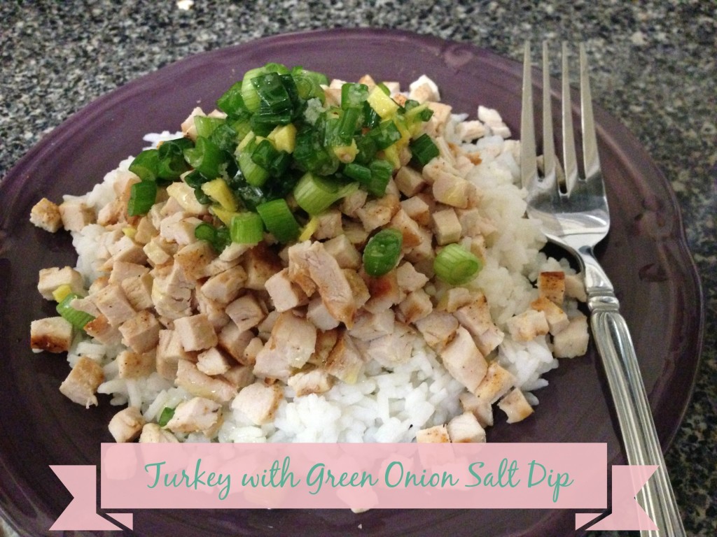 Turkey with Green Onion Salt Dip